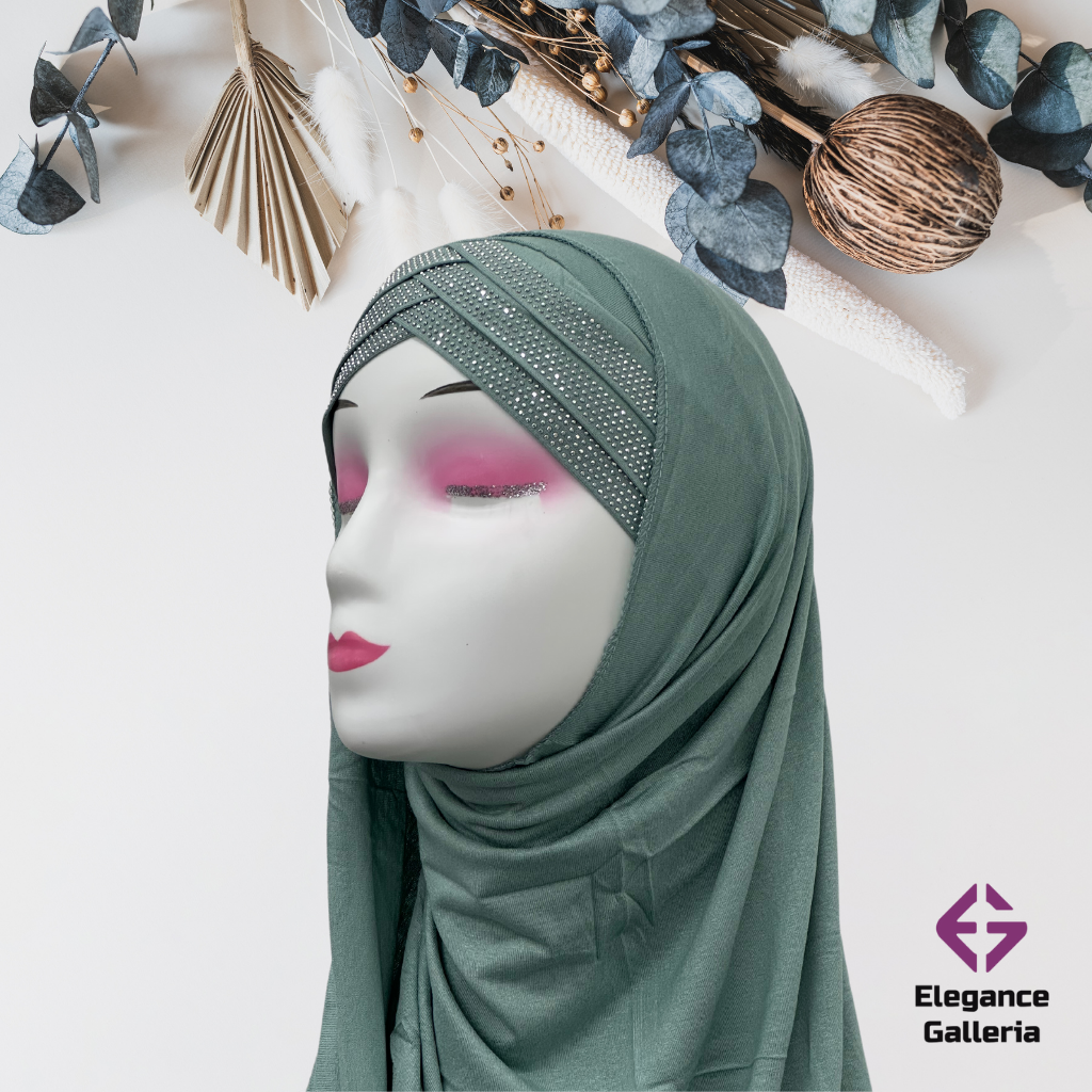 Embellished Stone Layer Hijab