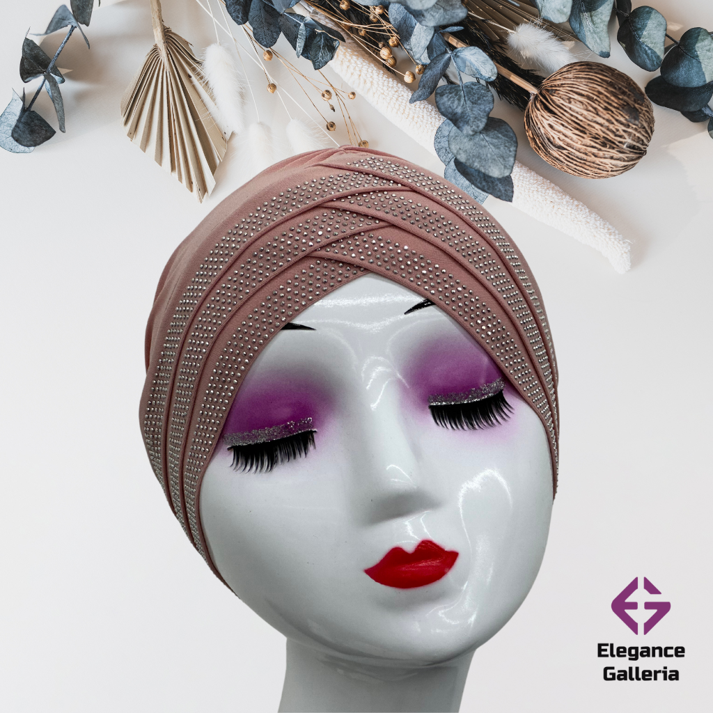 Embellished Stone Turban