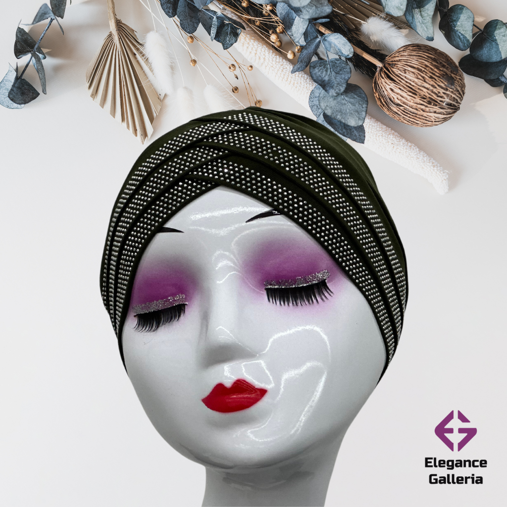 Embellished Stone Turban