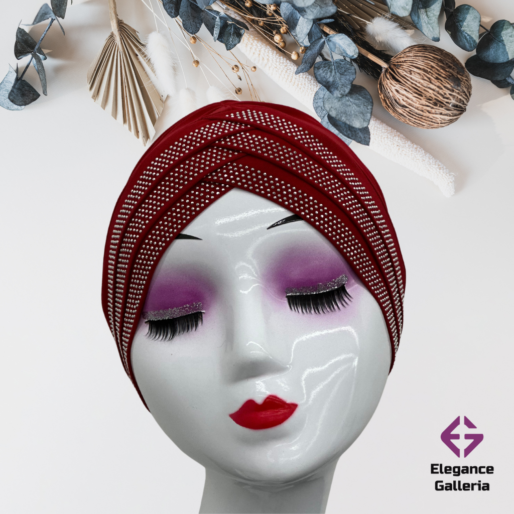 Embellished Stone Turban