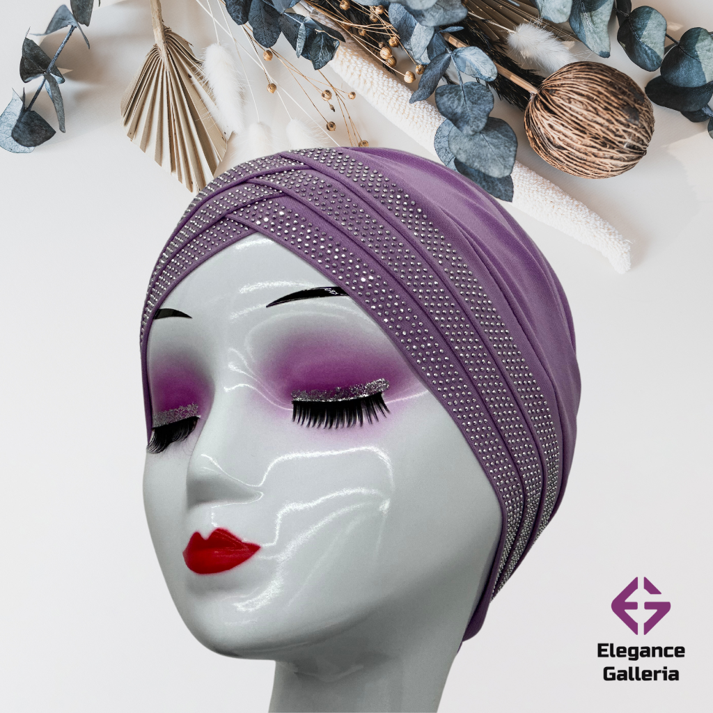 Embellished Stone Turban