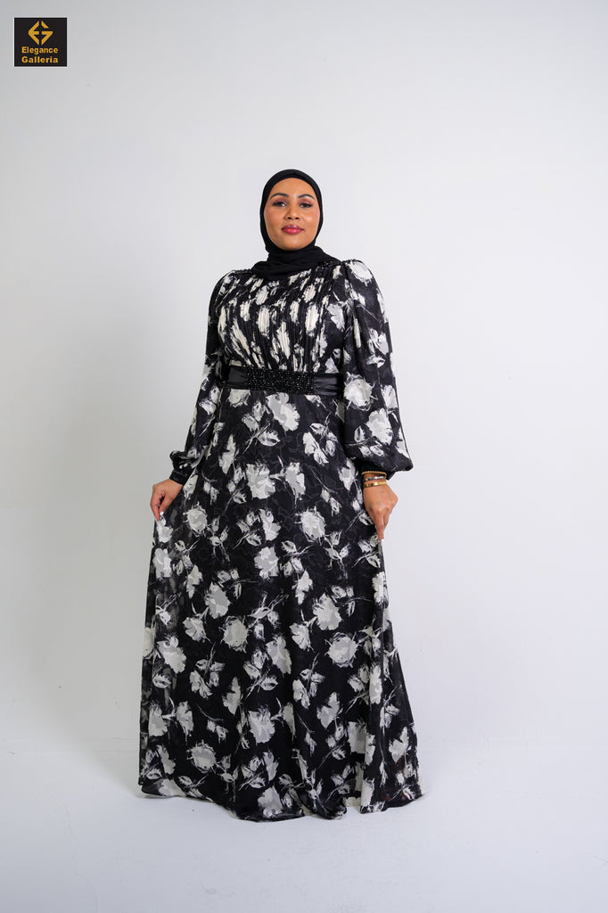 Nasrah Floral Dress