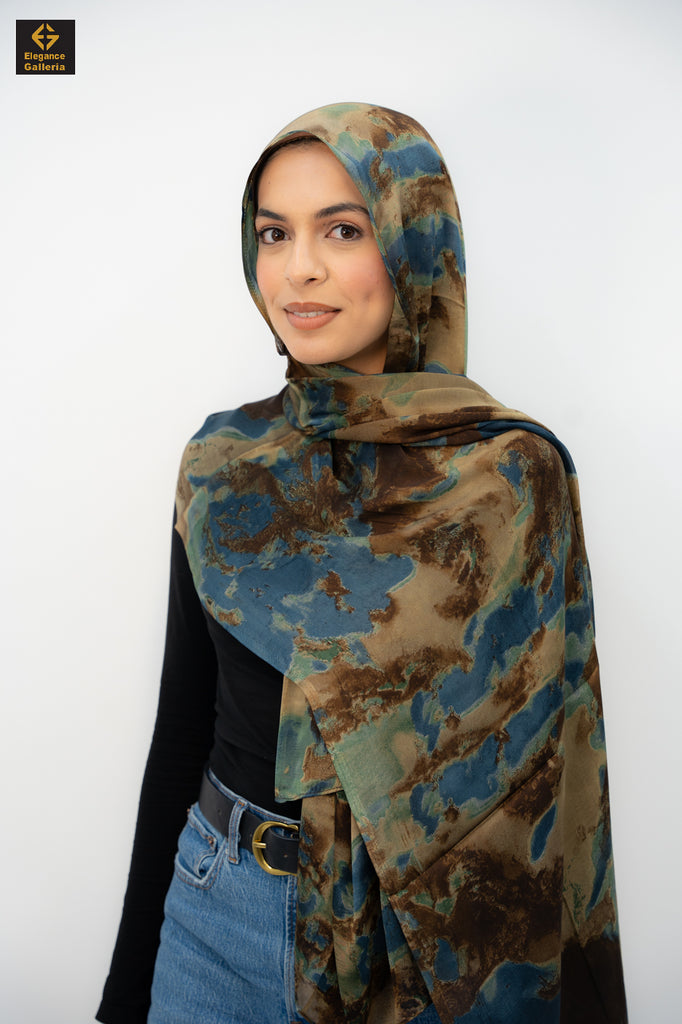 EG Printed Marble Hijab