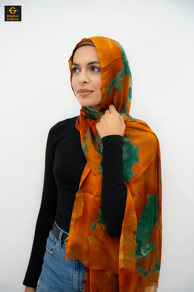 EG Printed Tie Dye Hijab